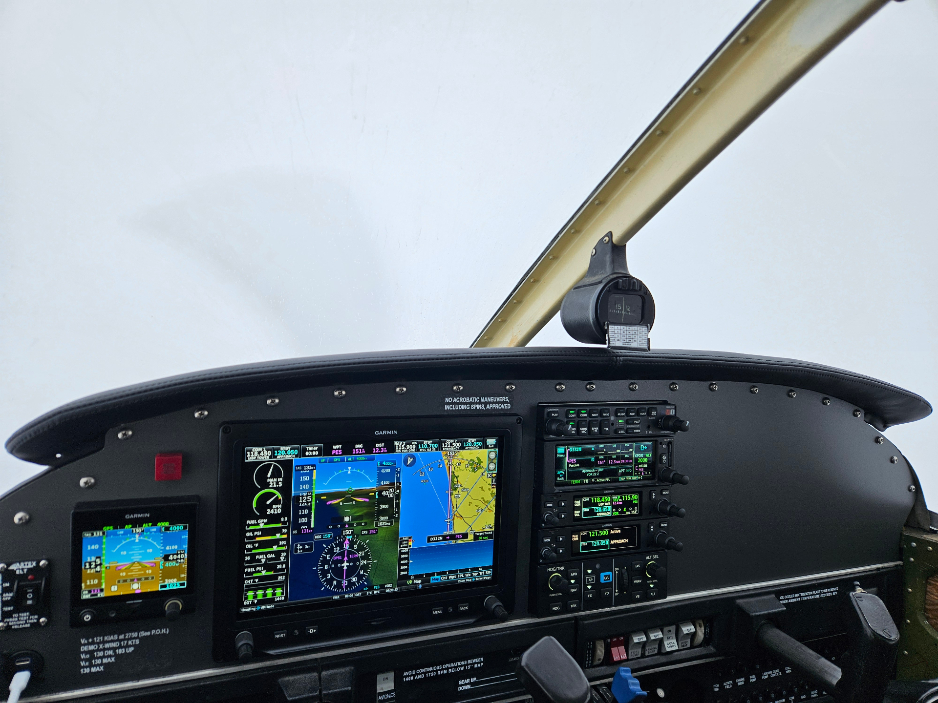 Ai comandi del Piper PA-28