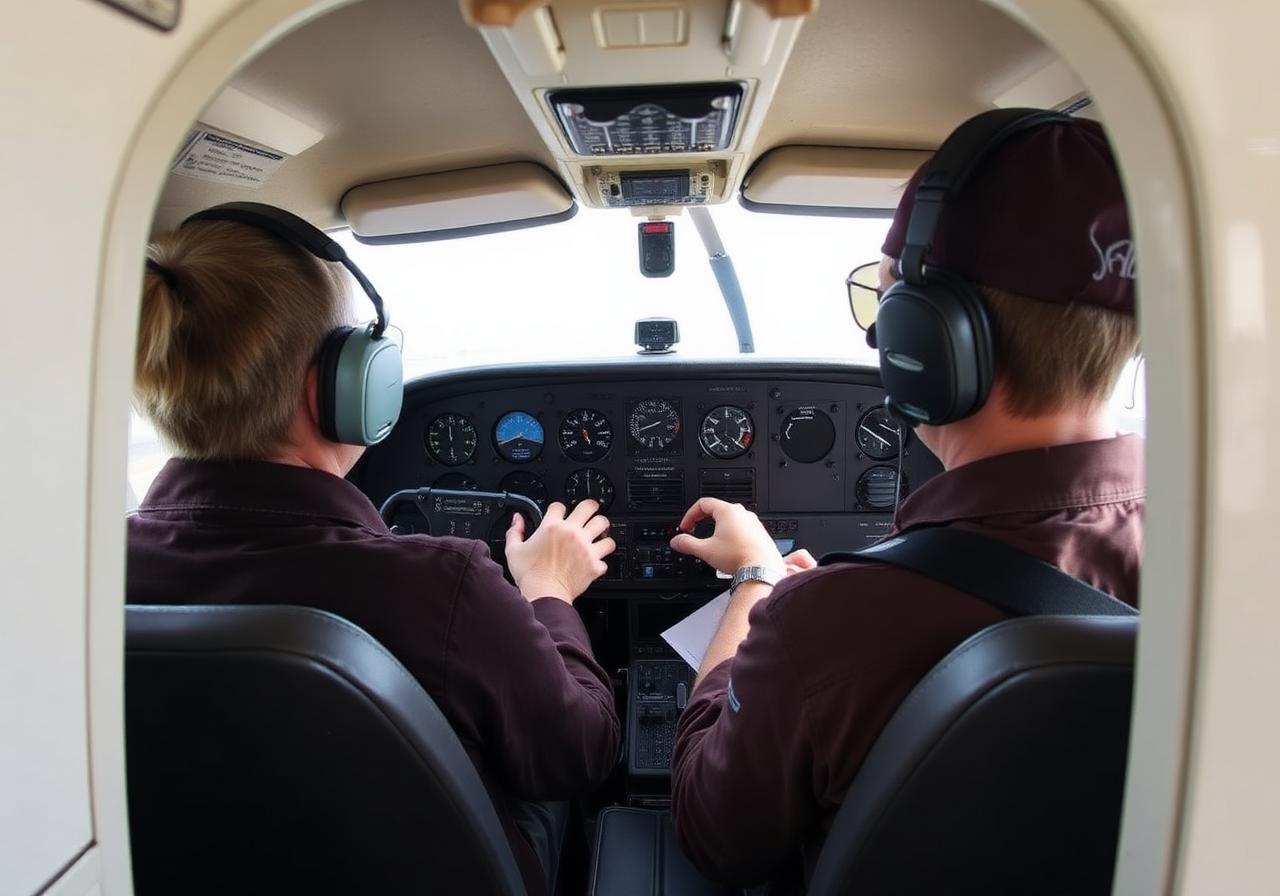 Scuola di volo MDL FLY: studenti e istruttori sulla linea di volo